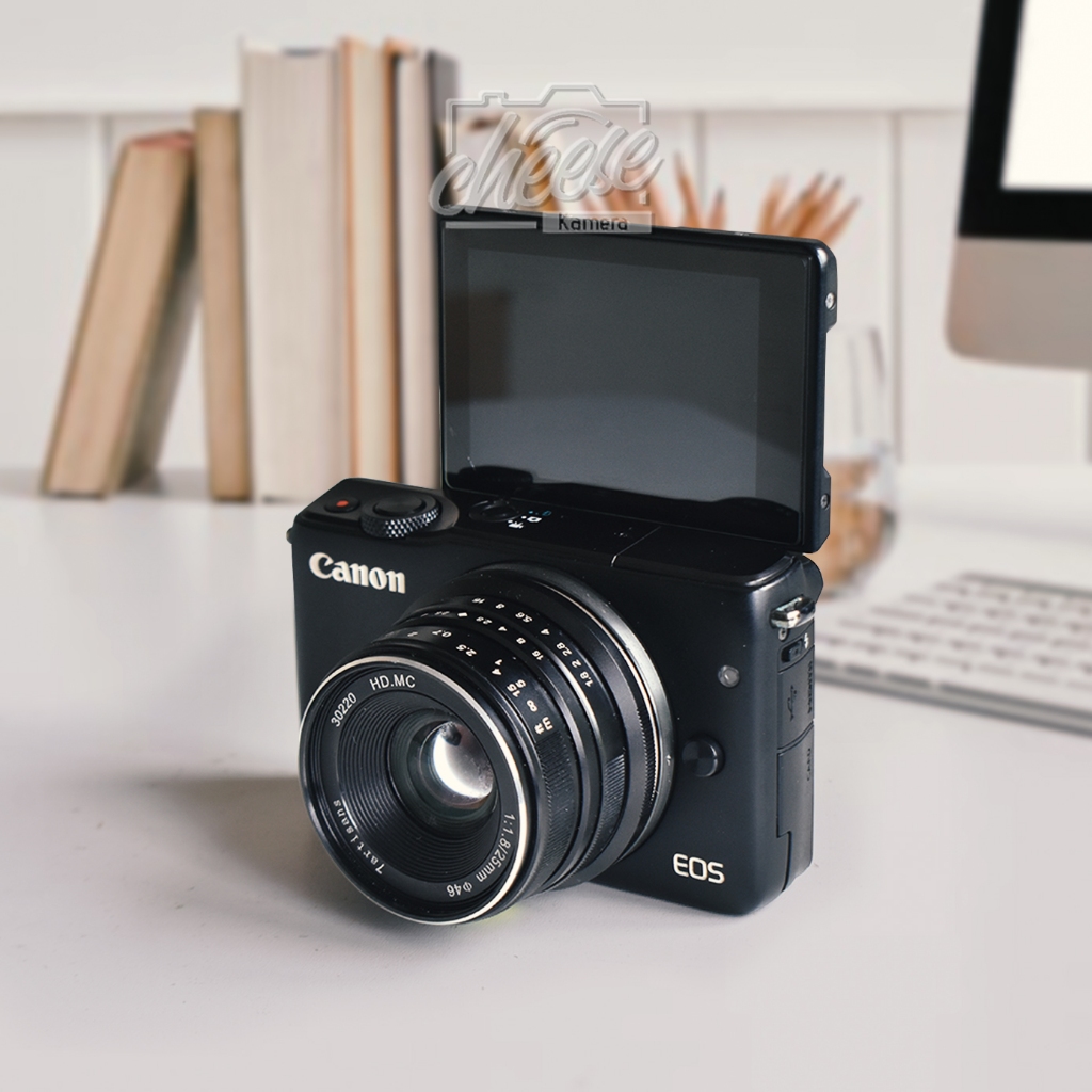 MIRRORLESS CANON M10 WIFI LENSA FIX 7ARTISANS UNTUK BUKAN M3/M100/M50