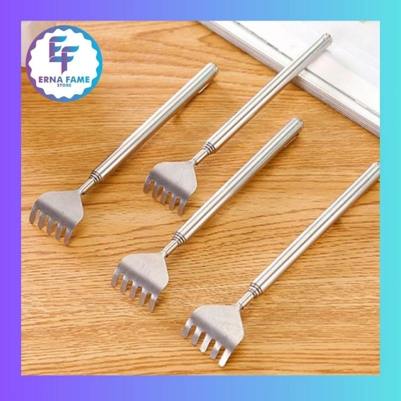 Garukan Punggung Stainless / Alat penggaruk Punggung Serbaguna