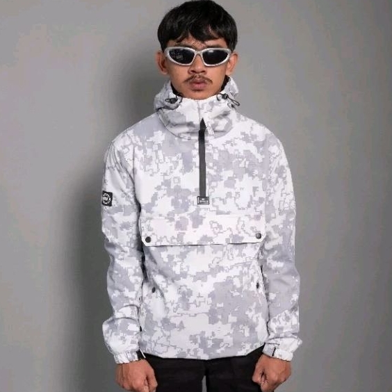 TROUBLEMAKER ANORAK JACKET - CLASSIC ICE BERG - CAGOULE JACKET - OUTDOOR JACKET - CASUAL JACKET