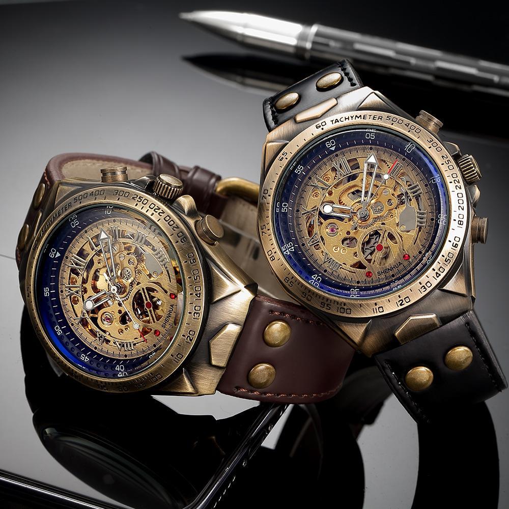 ✅COD Revelio Jam Tangan Pria Bisnis FNGEEN Mechanical Automatic Waterproof Casual Watch Terbaru Impo