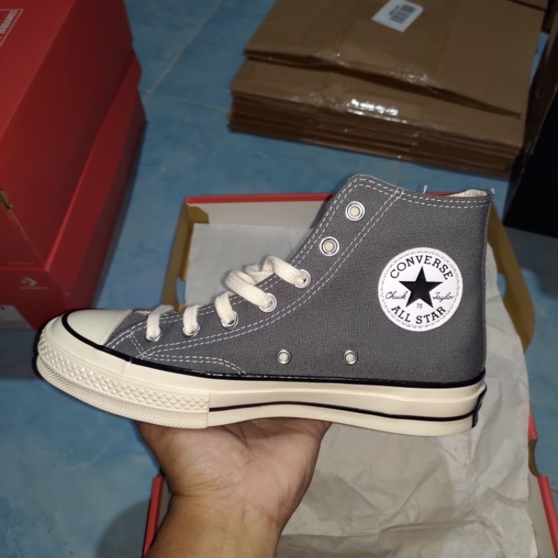 CONVERSE CHUCK 70 HIGH VINTAGE CANVAS GREY ORIGINAL [A01449C]