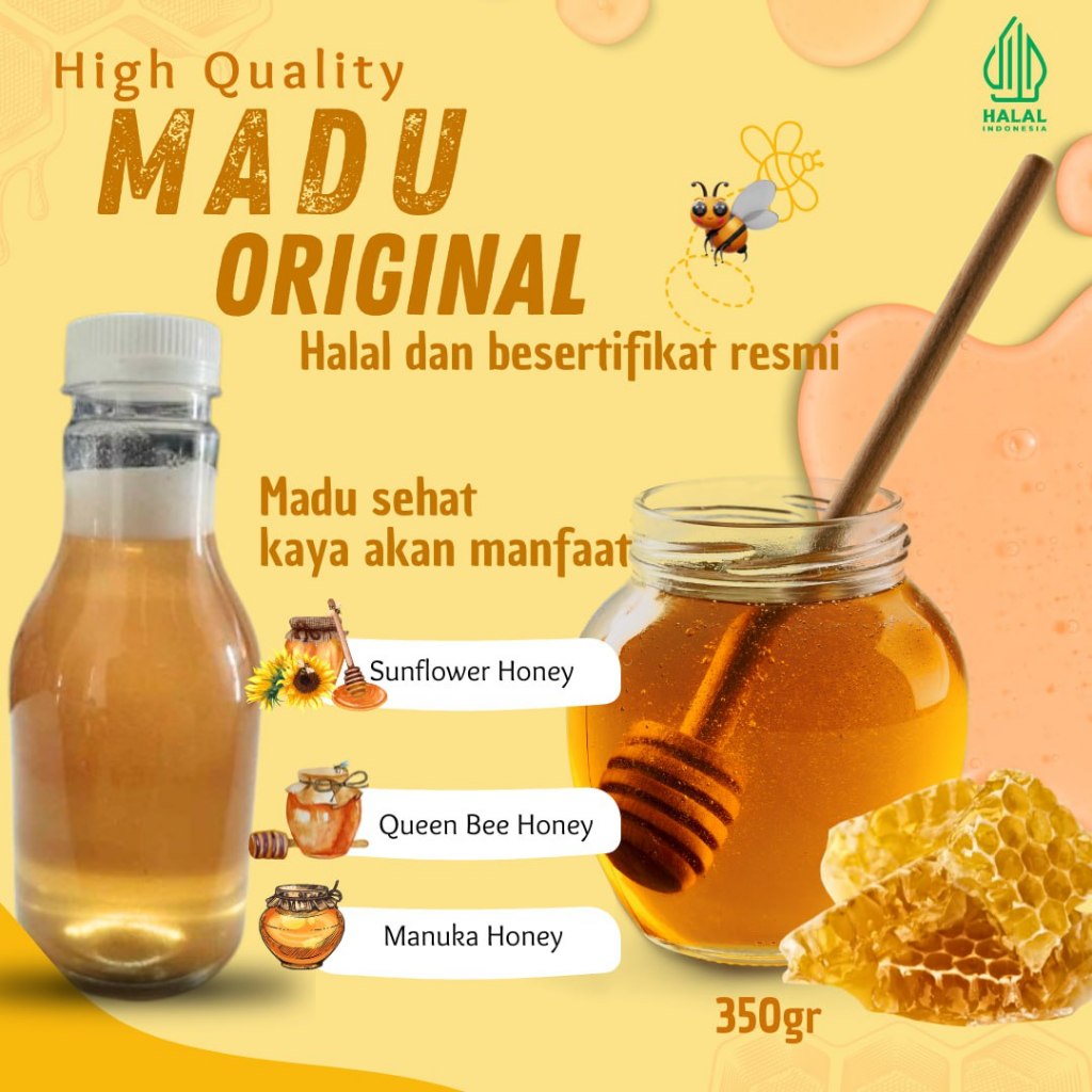 

Best Honey - Madu Asli Madu Multiflora Original-165gr