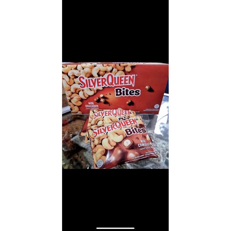 

silverqueen bites 30gr isi 12/ coklat bites/ cemilan coklat