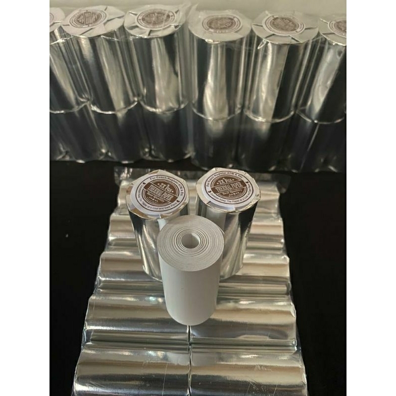 

Kertas struk thermal polos 58x30mm paket 10roll