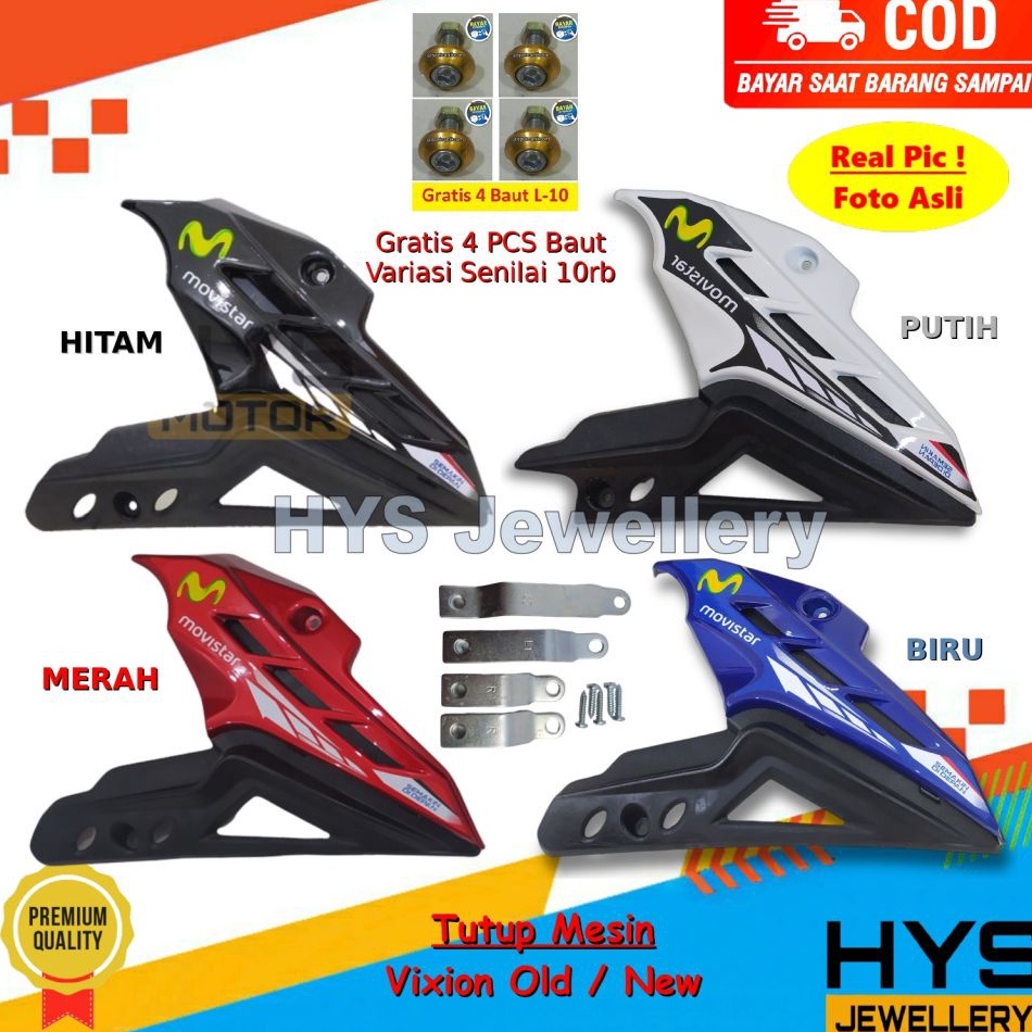DT COD Tutup Mesin Vixion New  Old  Cover Engine Lumpur Transformer Vixion NVL 213 214 NVA 215 216 A