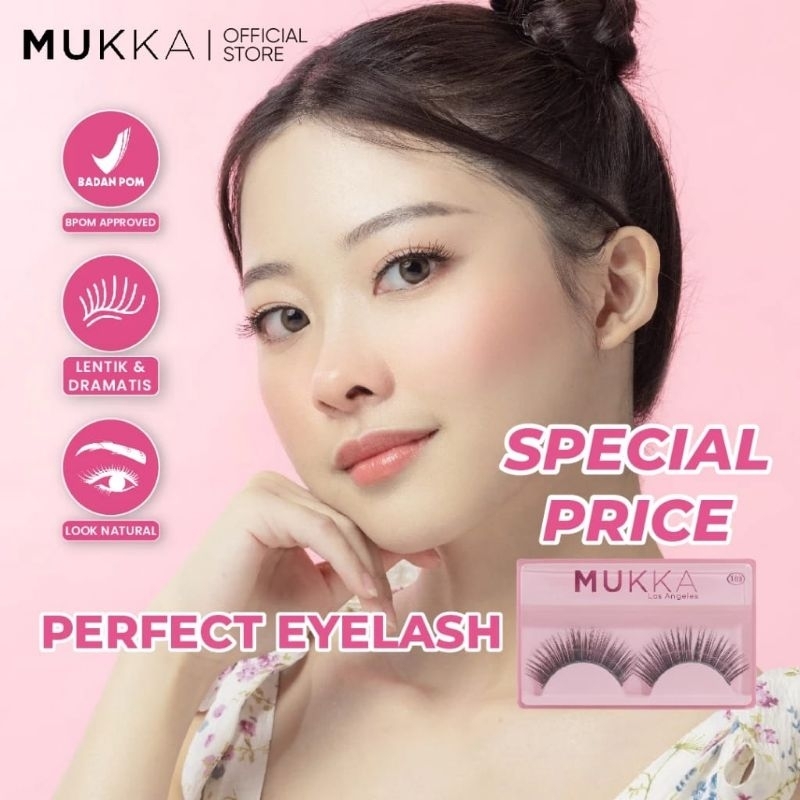 Perfect Eyelash [bulu mata Palsu] MUKKA Kosmetik | premium quality Product _ bisa dipakai berulang--