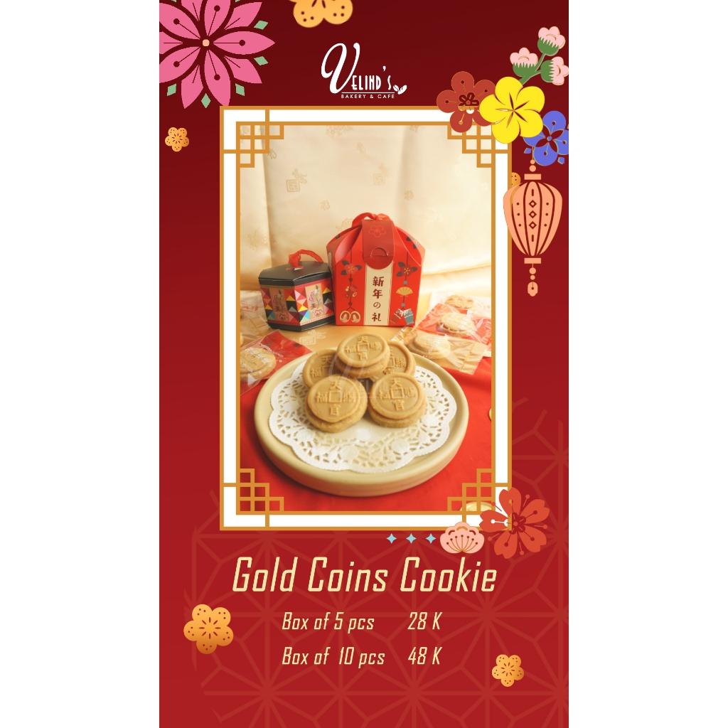 

Gold Coins Cookie ( Kukis Cokelat Kacang bentuk Koin)