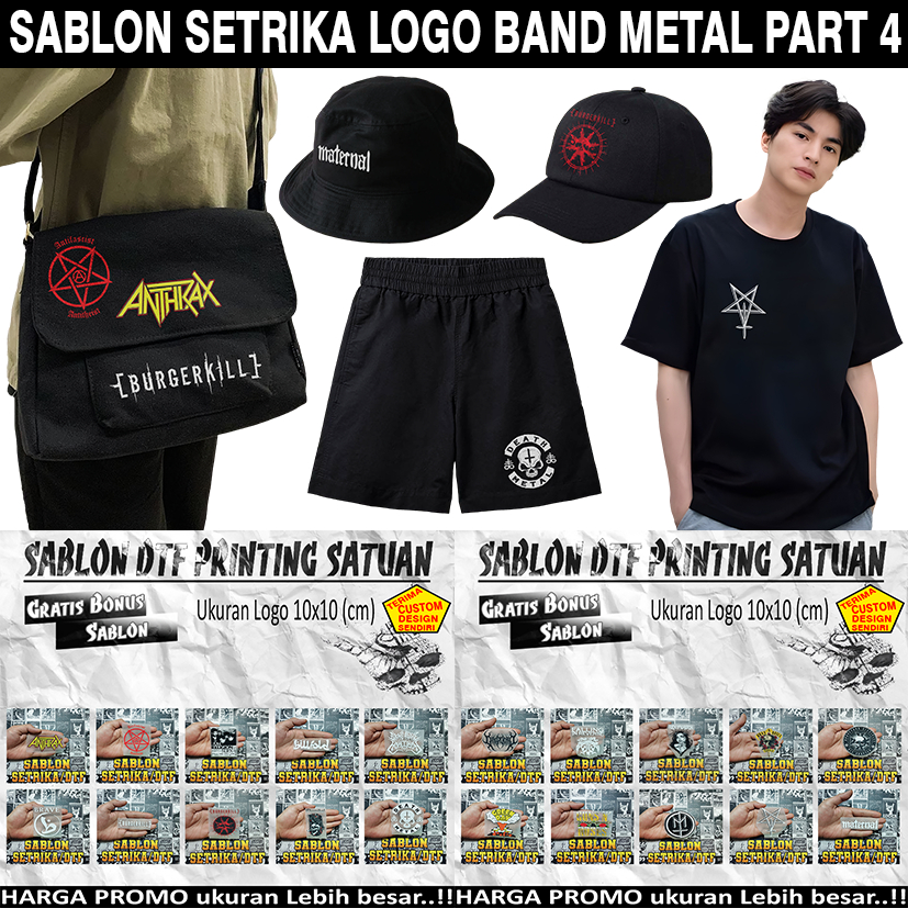 Sablon Dtf logo custom sablon setrika band metal musik logo part 4 sablon dtf custom sablon metallic