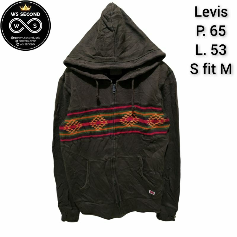 zipp hoodie levis navajo second thrift