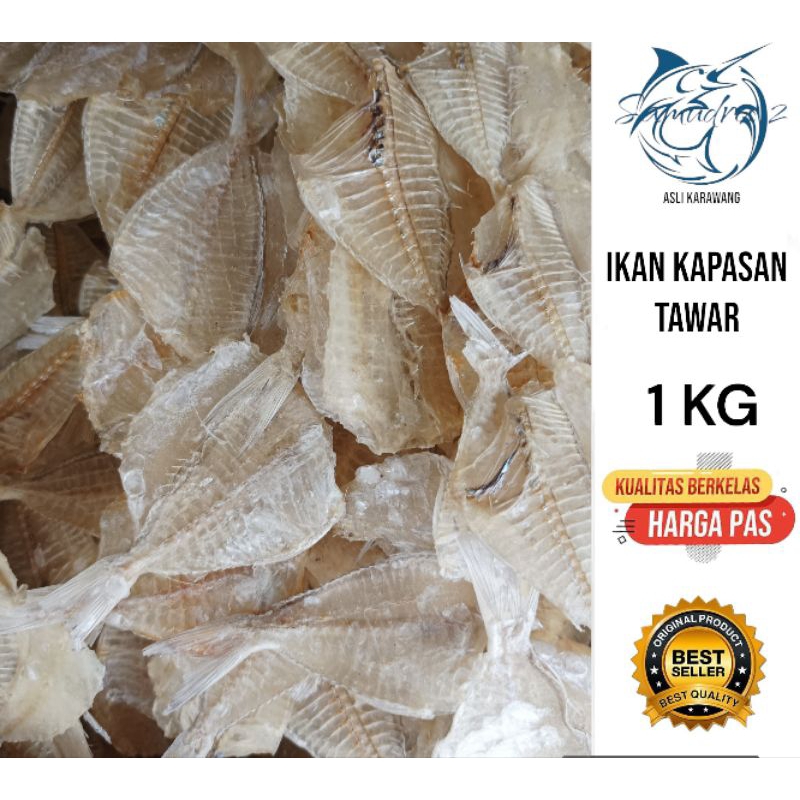 

Ikan Asin Kapasan Tawar Crystal Tawar Murah - 1Kg