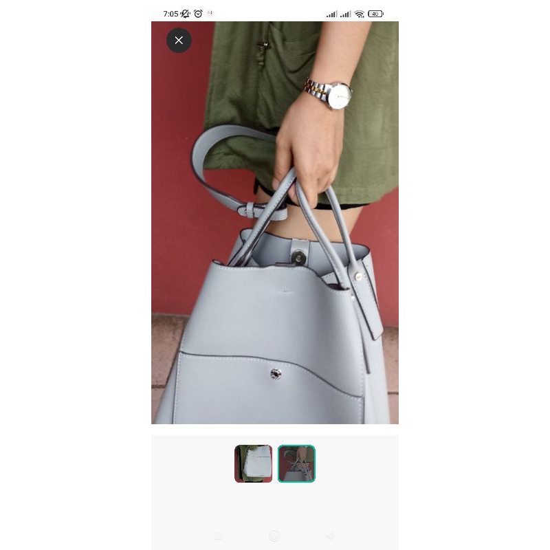 #PRELOVED# HUSH PUPPIES TOTE BAG