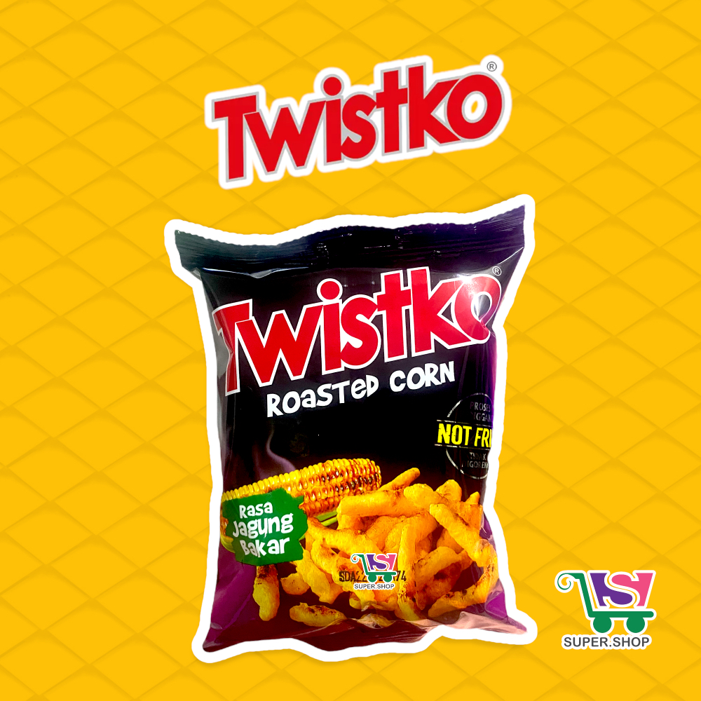 

Twistko Snack Chiki Rasa Jagung Bakar 20 Gram