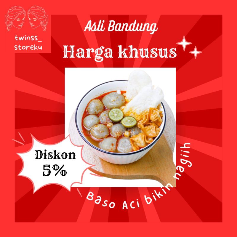 

Baso Aci Murahh bikin Nagiih asli bandung Halal cocok untuk semua kalangan pedess pass