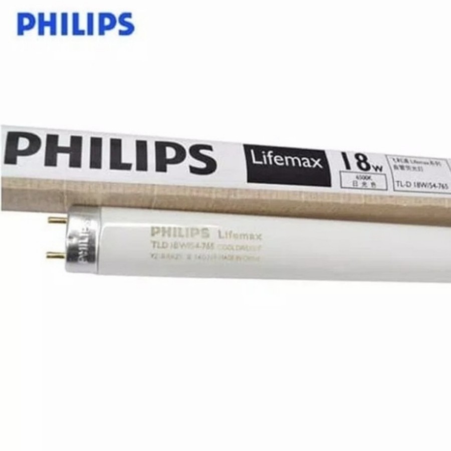 Philips lampu TL-D TL D T8 neon 18W 60cm non LED