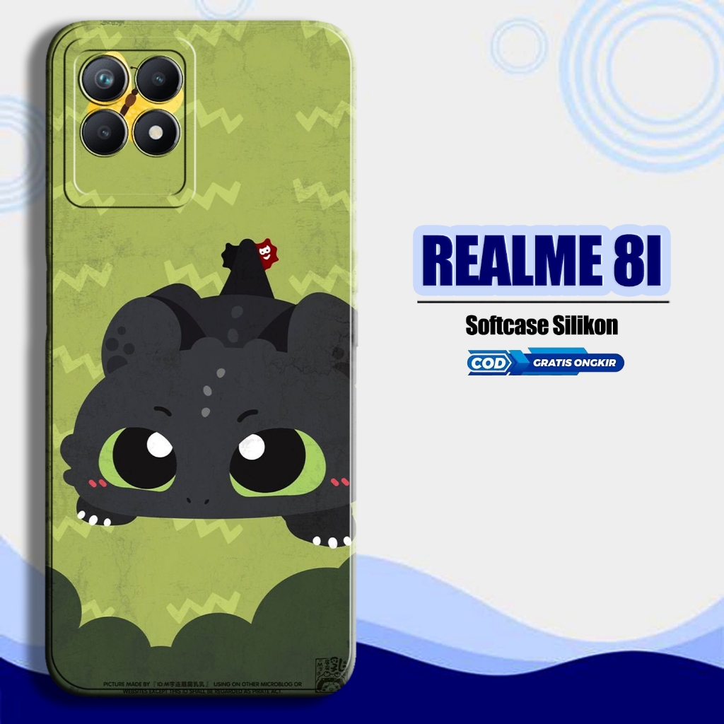 Casing Hp Realme Narzo 8i  - [Fashion Case KARTUN CUTE] - Case Hp Realme Narzo 8i -JUSTYCE.ID - Soft
