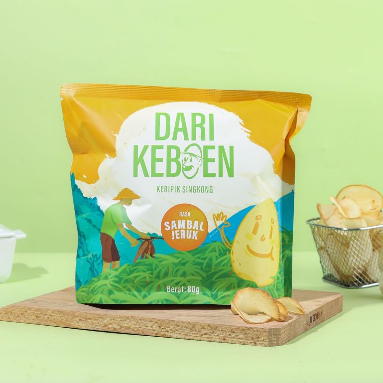 

Dari Keboen-Keripik Singkong Rasa Sambal Jeruk