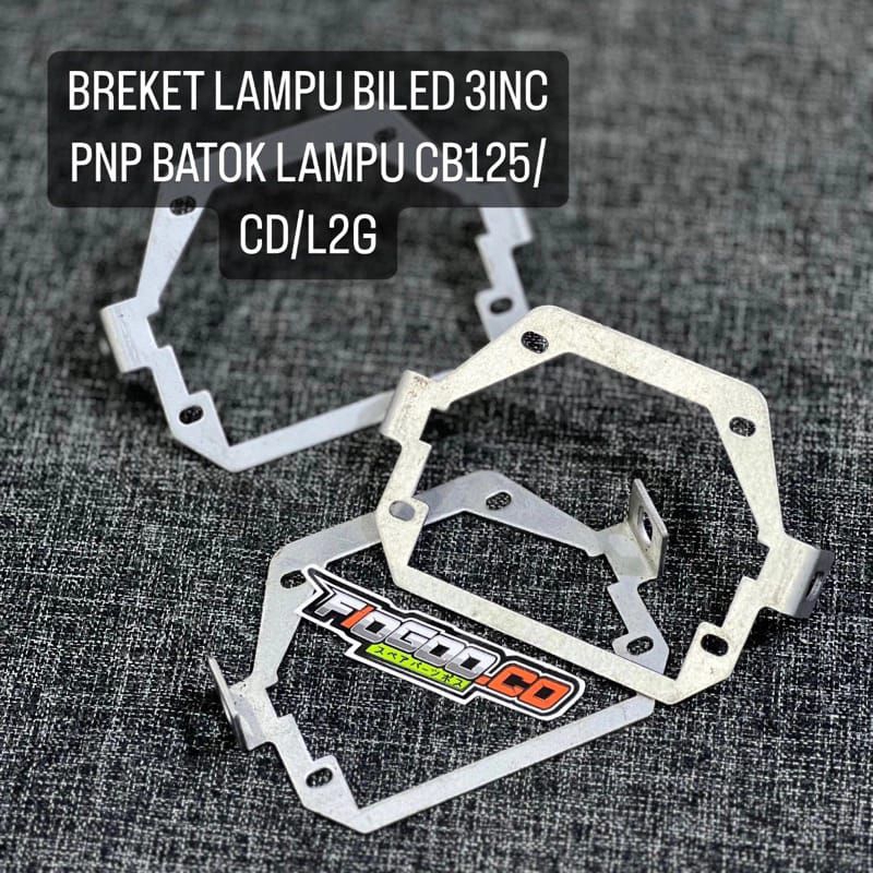 BREKET LAMPU BILED 3INCH PNP BATOK CB125 CD YL L2G DUDUKAN LAMPU BILED 3INC BATOK CB125 PANGKON LAMP