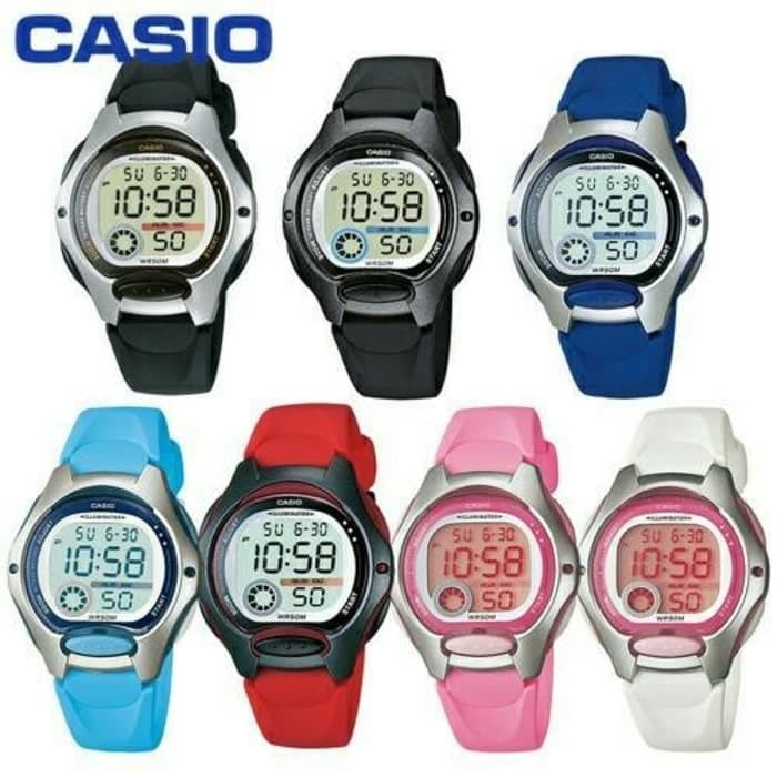 Original 100% CASIO LW-200-1AVDF - Jam Tangan Anak / Wanita Digital LW200 LW-200-1A Garansi Resmi 1 