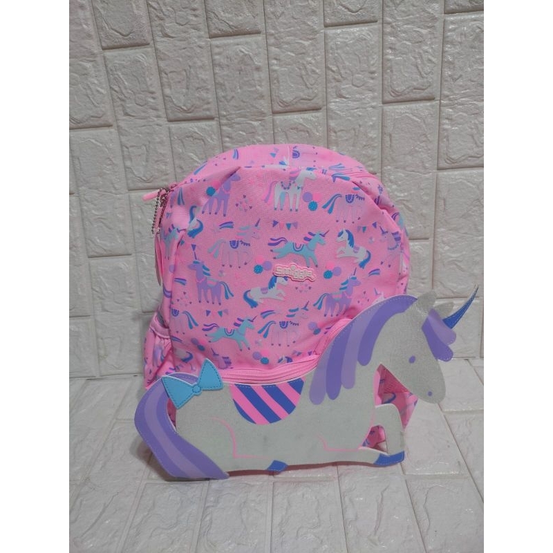 smiggle glide junior hoodie backpack tas smiggle tas unicorn