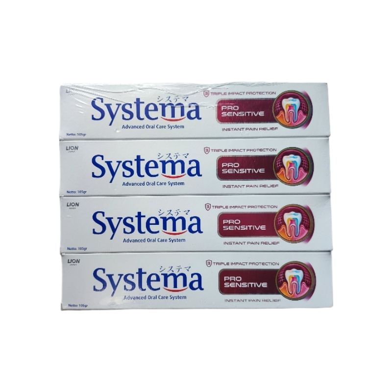 Pasta Gigi SYSTEMA 105gr Pro Sensitive and Sensitive Whitening