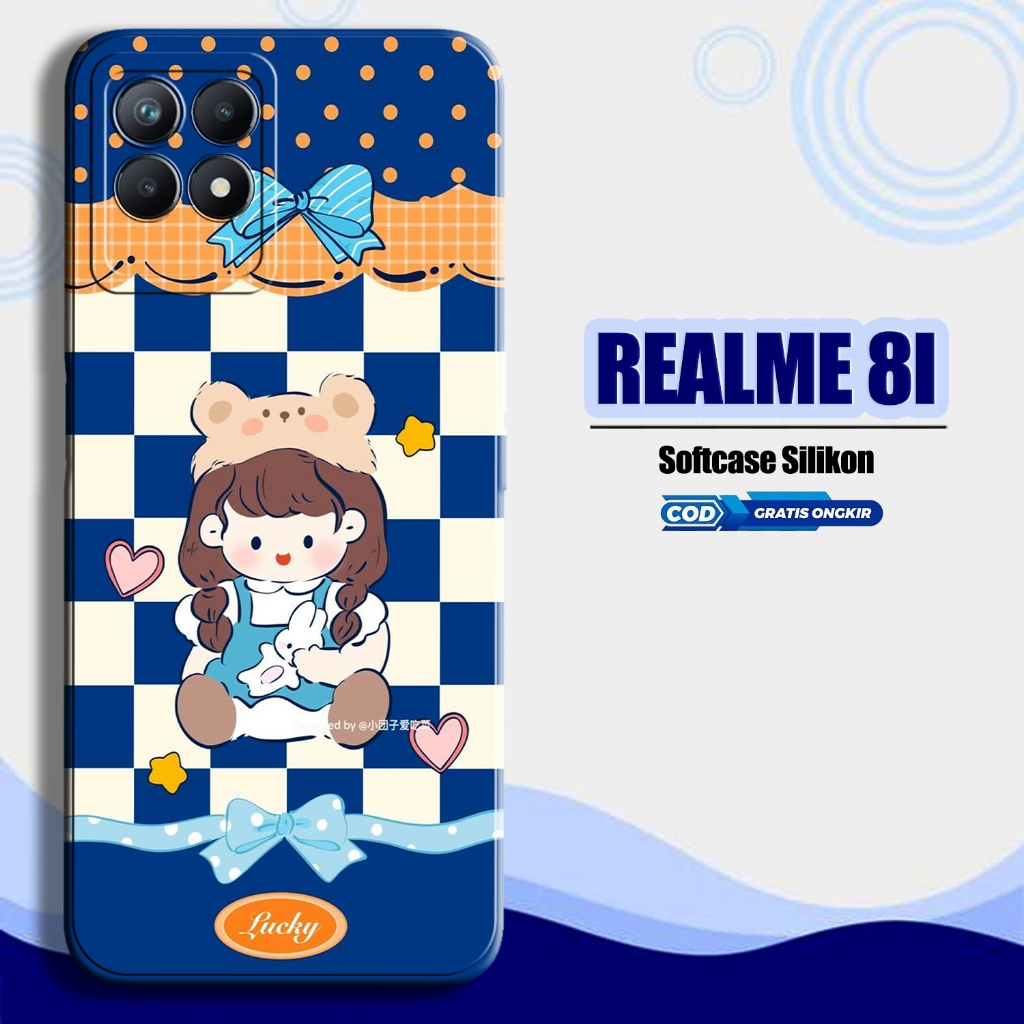 Casing Hp Realme Narzo 8i  - [Fashion Case PATTERN CUTE] - Case Hp Realme Narzo 8i -JUSTYCE.ID - Sof