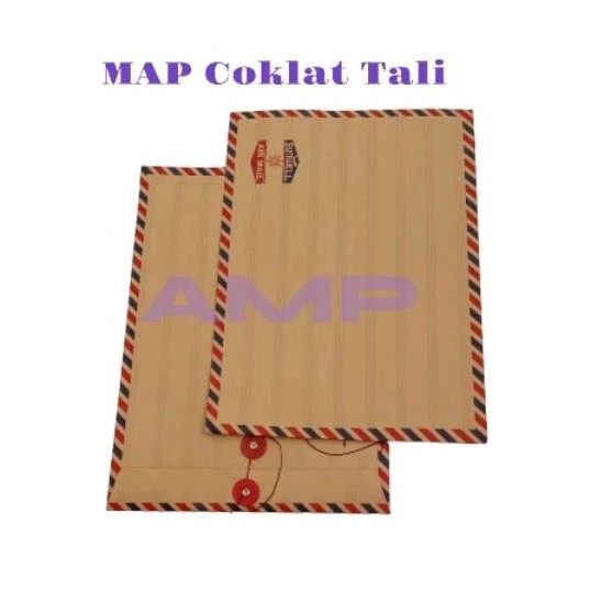 

Amplop coklat tali air mail amplop lamaran kerja (1pcs)