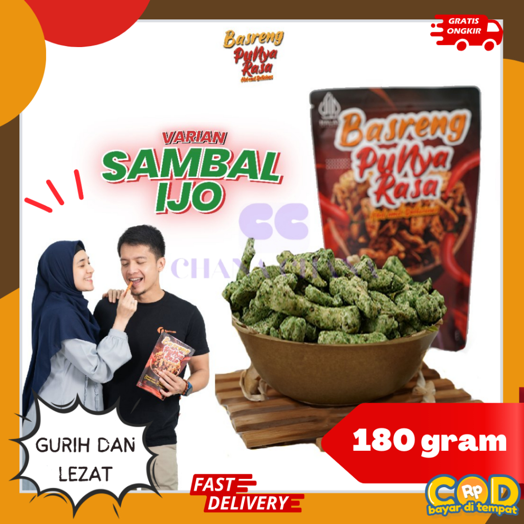 

Basreng Bakso Goreng Sambel ijo 180g Pedes Mantull Maknyos Bikin Nagih Produk Halal Populer dan BPOM