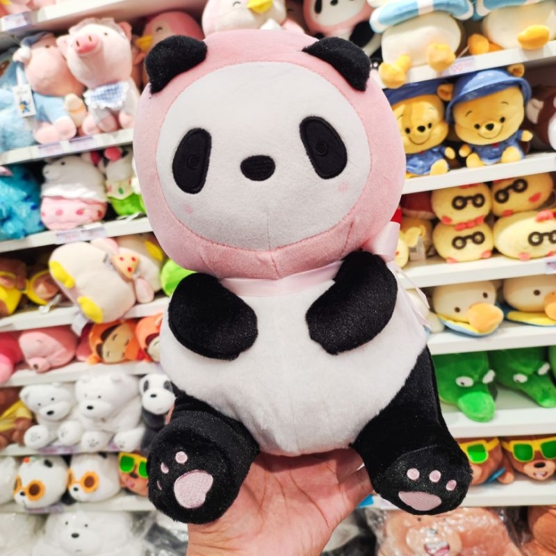 Boneka Panda Aroma Peach - MINISO China Panda Series Peach Scent Plush