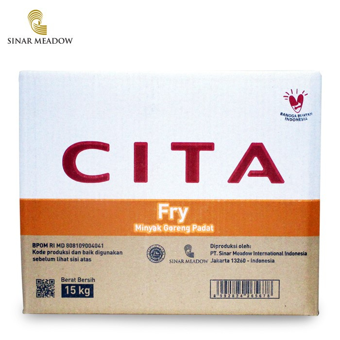 

CITA Fry Frying Fat Minyak Padat Minyak Beku Kemasan REPACK 1 KG