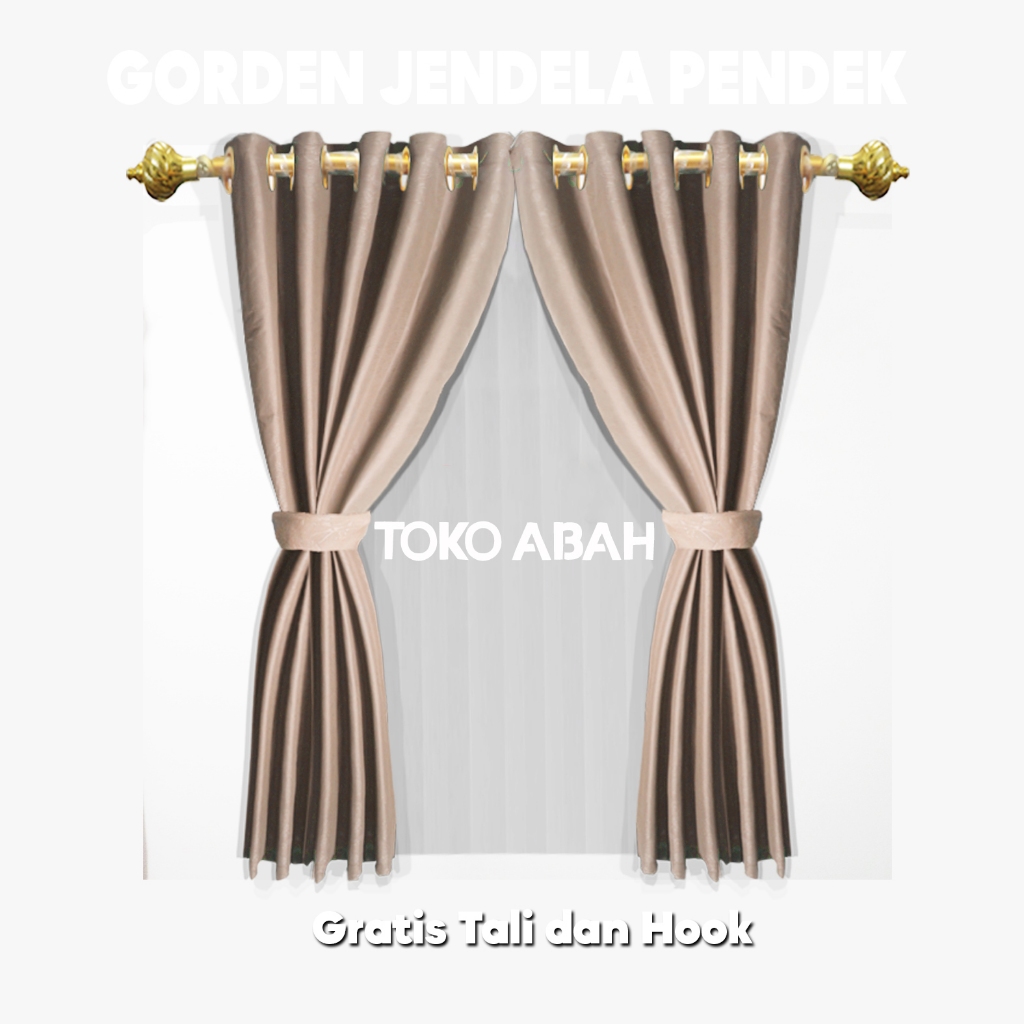 GORDEN JENDELA PENDEK - HORDENG JENDELA PENDEK - TIRAI JENDELA PENDEK - GORDYN JENDELA PENDEK EMBOSS