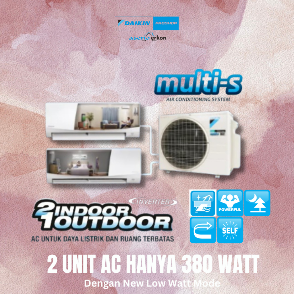 AC DAIKIN MULTI-S 2 KONEKSI