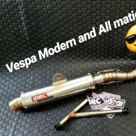 Knalpot Vespa Matic DRC Racing