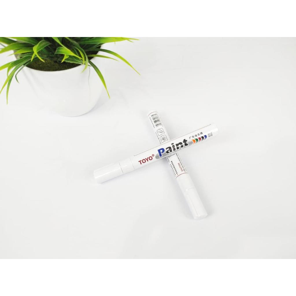 

SPIDOL TOYO Spidol Ban Mobi Spidol Ban Motor ORIGINAL Paint Marker - Putih