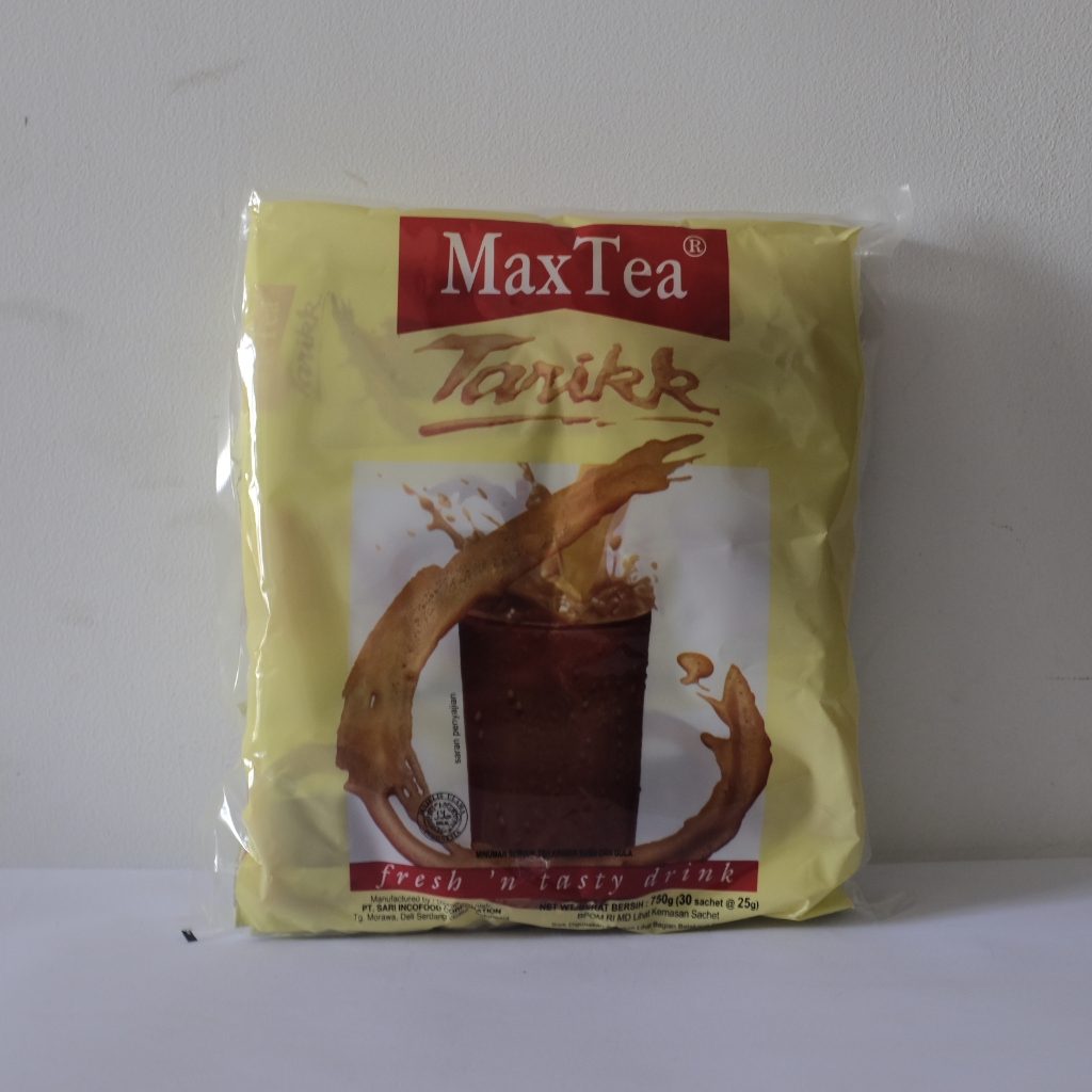 

MAX TEA TARIK - TEH TARIK MAX TEA 1250 (50 SACHER x 25 GR)