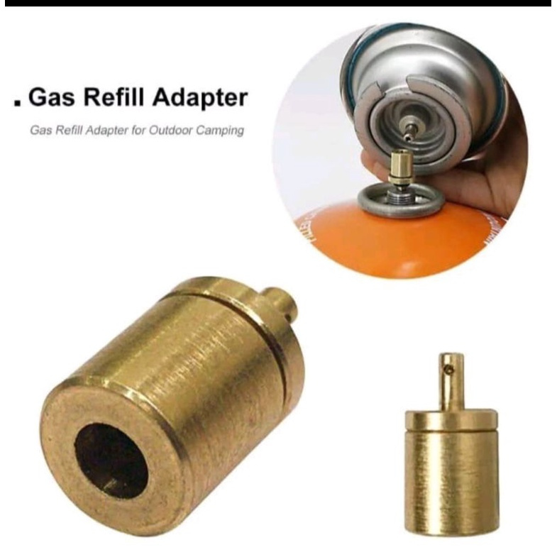 ADAPTOR MINI STOVE REFFIL GAS HI-COOK CANISTER OUTDOOR HIKING CAMPING / Konverter Kepala Tabung Gas 