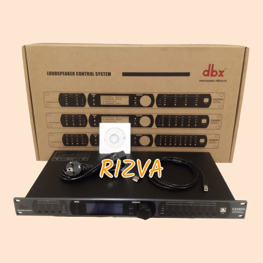 DBX CX4800 SPEAKER MANAGEMENT CX 4800 4 INPUT 8 OUTPUT