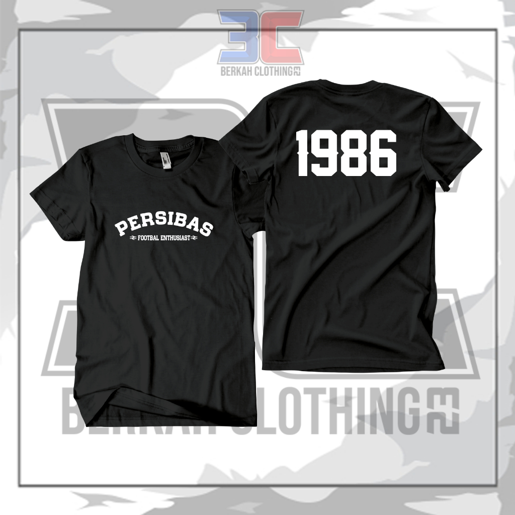 T-SHIRT FOOTBALL ENTHUSIASTS PERSIBAS BANYUMAS 1986