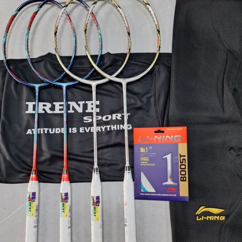Raket Li-ning Badminton Lining Aeronaut 9000 Combat Original