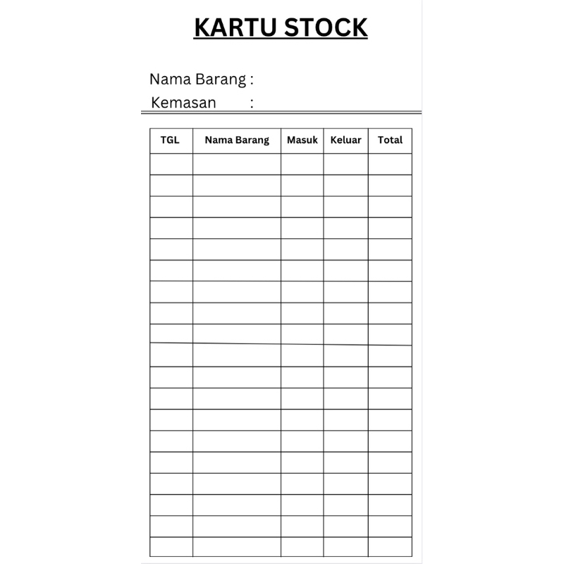 

Cetak Kartu Stock / Persediaan, kartu iuran, kartu absen & kartu stock obat