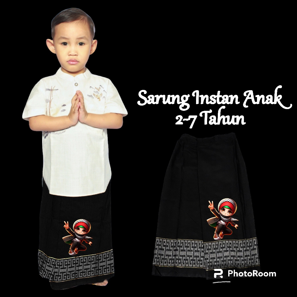 SARUNG ANAK BERKARAKTER PALESTINA / SARUNG ANAK PALESTINA