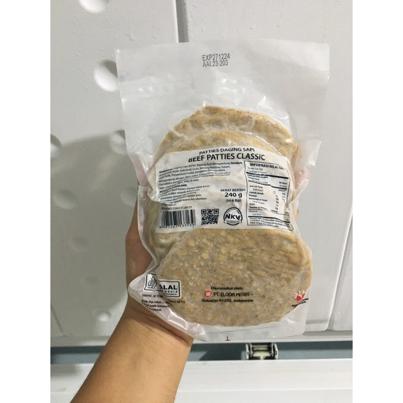 

Beef Patties Isi 6