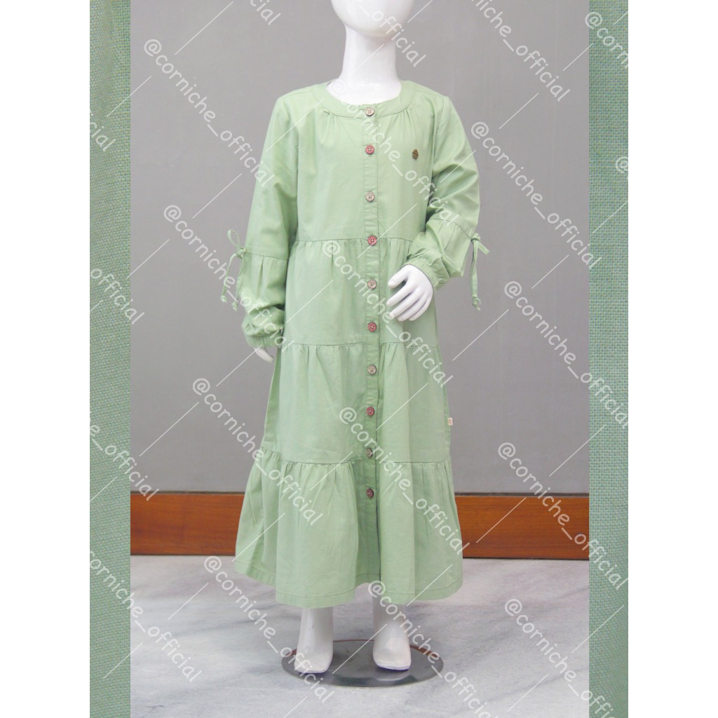 Corniche Kids Devi Dress Kids Sage - TP K50301