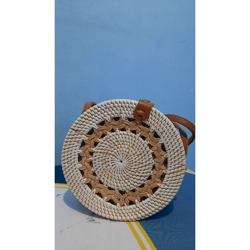 Tas Murah Rotan Bulat (Anyaman Bali/Jogja)