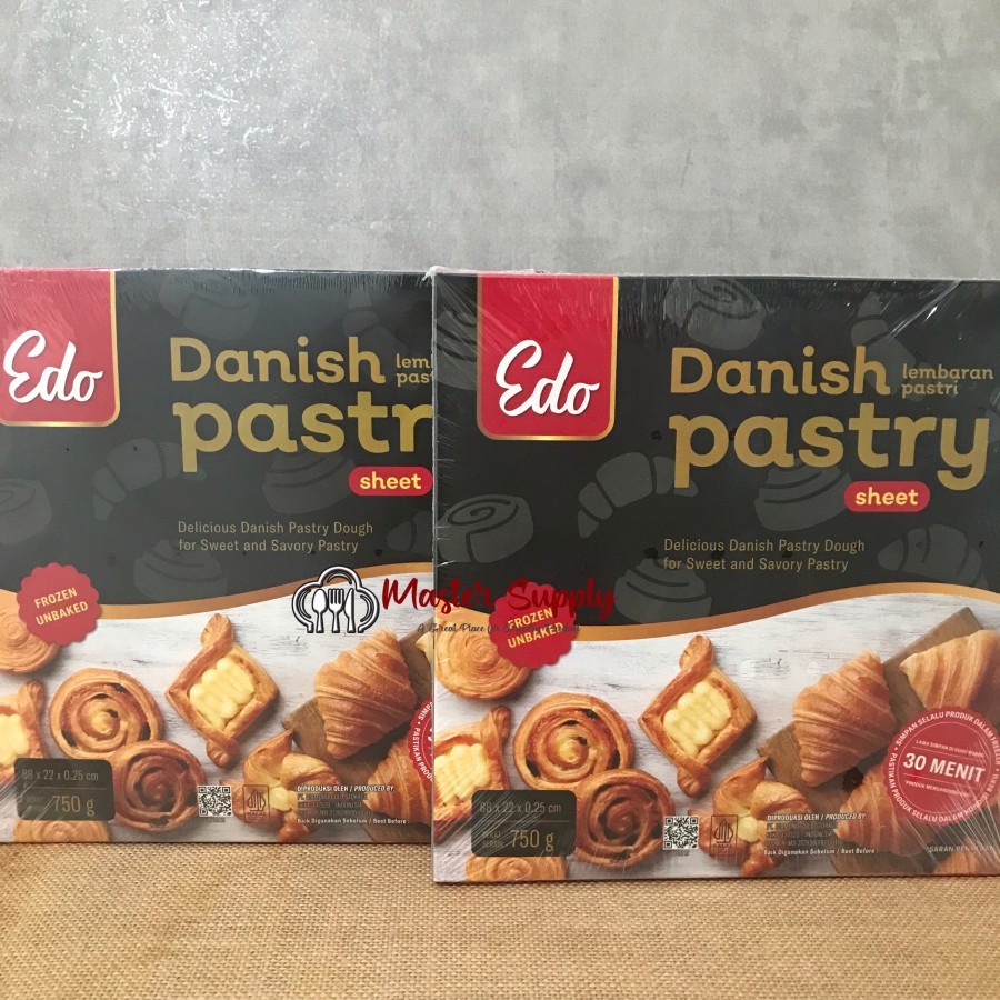 

EDO DANISH PASTRY SHEET 750 GR / LEMBARAN PASTRI