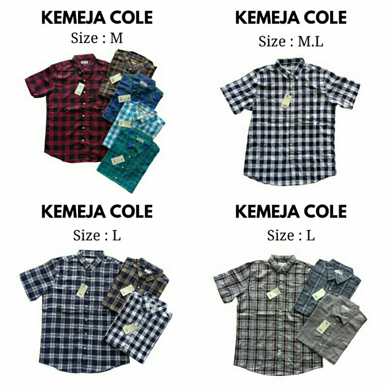 Kemeja Cole Pria Original
