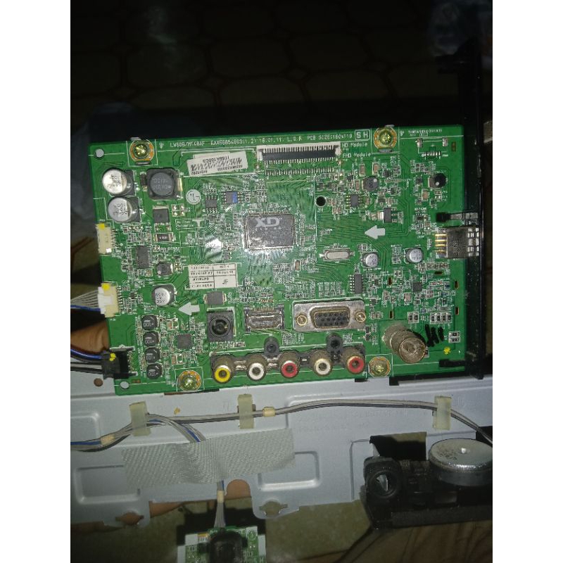 mesin/mainboard tv lg 24 inc