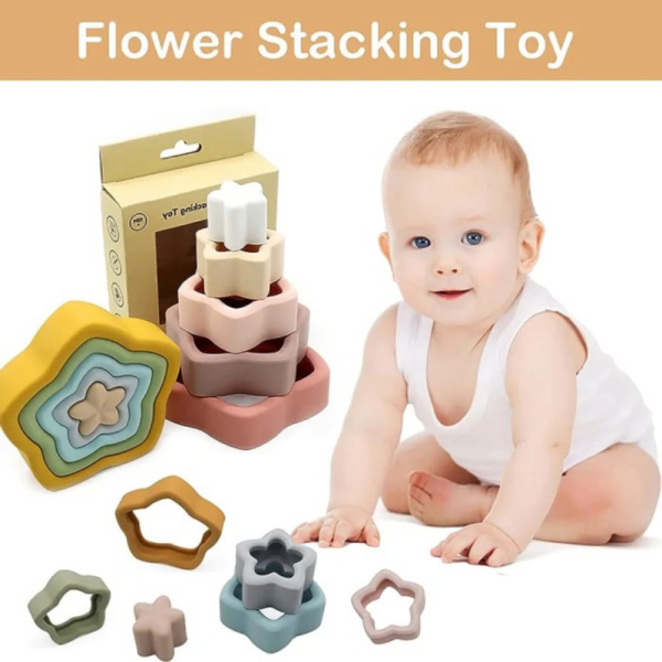 

Promo Mainan Anak Flower Silicone Stacking Toy Mainan Eduaktif Susun Silikon Diskon