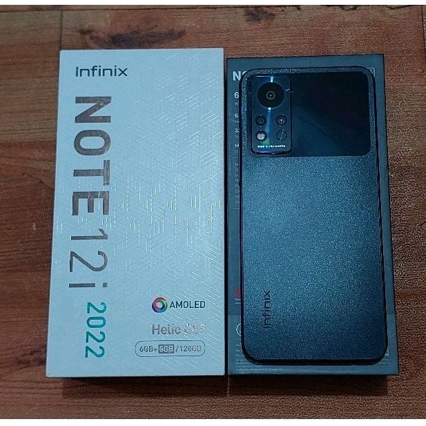 INFINIX NOTE 12i 2022 6/128 SECOND MULUS FULLSET ACC LENGKAP ORIGINAL