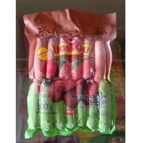 

Sosis Bakar BossQu Mini 500gr isi 13biji