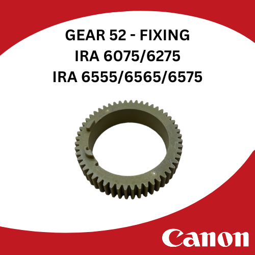 GEAR 52T FIXING UNIT CANON IRA 6075/6275/6575